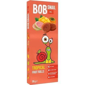 Конфеты фруктовые манго-хурма-гуава Bob Snail 30 г 6123 фото