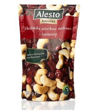 Мікс кеш&rsquo;ю та журавлини, cashew-cranberry mix, ТМ Alesto, 200 г 6385 фото