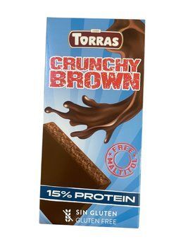 Шоколад молочный безглютеновый Crunchy Brown Torras 100 г 5004 фото
