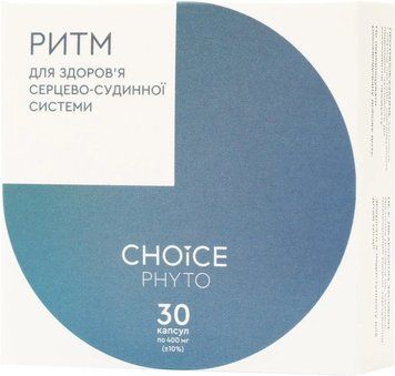 TM Choice Фитокомплекс для укрепления сердечно-сосудистой системы Ритм 400 мг 30 капсул 2185-1 фото