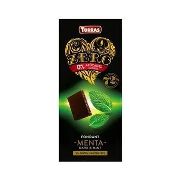 Шоколад чорний без цукру і глютену з м'ятою Torras 100 г 2520 фото