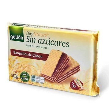 Вафлі без цукру шоколад Diet Nature Gullon 180 г 2824 фото