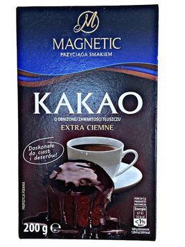 Какао-порошок без сахара темный Magnetic 200 г 2752 фото