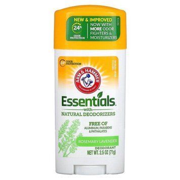 Arm & Hammer, Essentials натуральный дезодорант, розмарин и лаванда, 71 г 1536 фото