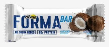 Батончик без цукру кокос FORMA BAR 33%, FitWin 60 г 5977 фото