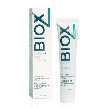 Натуральная зубная паста Biox (Биокс) Восстановление минерального состава дентина и эмали зубов (75 мл) 2397 фото