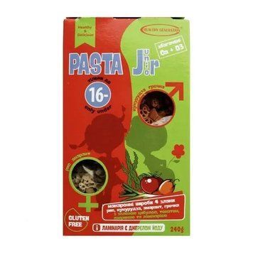 Макароны без глютена с ламинарией, зеленым луком, томатом и паприкой"Fusilli", 300г Healthy generation 2094 фото