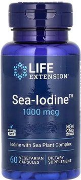 Life Extension Морський йод&trade; 1000 мкг, 60 вегетаріанських капсул 6026 фото