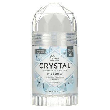 Crystal Body Deodorant, мінеральний сольовий дезодорант-олівець, без запаху, 120 г 5018 фото