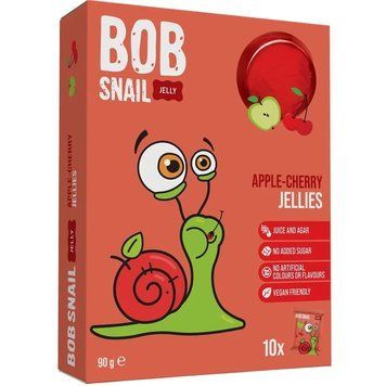 Мармелад фруктово-ягідний яблуко-вишня Bob Snail 90 г (10 шт. х 9 г) 5496 фото