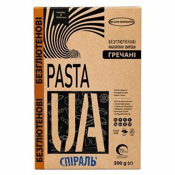 Макароны без глютена гречневые Pasta UA Healthy Generation 300 г 1483 фото