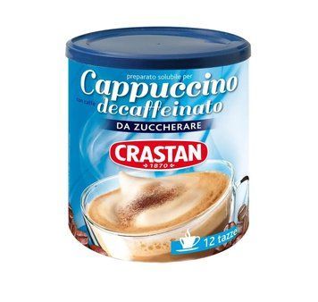 Капучино без кофеїну Crastan Cappuccino Solubile Decaffeinato da Zuccherare 150 г 5683 фото
