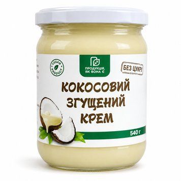 Згущенка кокосова без цукру 540 г 2202 фото