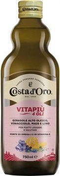 Суміш олій 4 в 1 Costa d'Oro Vitapiu 750 мл Італія 6236 фото