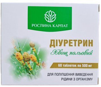 Діуретрин Хвощ польовий Рослина Карпат - сечогінний та жовчогінний засіб 110 фото