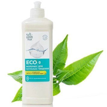 Еко молочко для очищення забруднень на кухні Green Max 500 мл 2394 фото