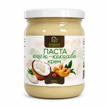 Урбеч (паста, крем) кеш'ю - кокос 500 г 1503 фото