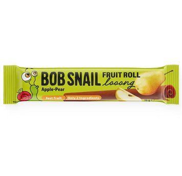 Натуральна цукерка яблучно-грушева Bob Snail Fruit Roll Looong 15 г 6262 фото