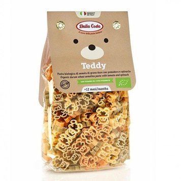 Макароны BIO Baby Teddy tricolor,ТМ Dalla Costa 200 г 2818 фото