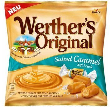 Цукерки Werthers Original Salted Caramel Солона карамель 180 г 5587 фото