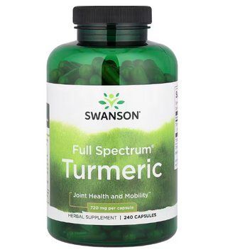 Swanson Vitamins, Full Spectrum&reg;, куркума, 240 капсул (720 мг у капсулі) 7026 фото