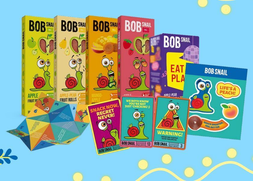 Набор подарочных Рождественский бокс с игрушкой, Bob Snail 140 г 6345 фото