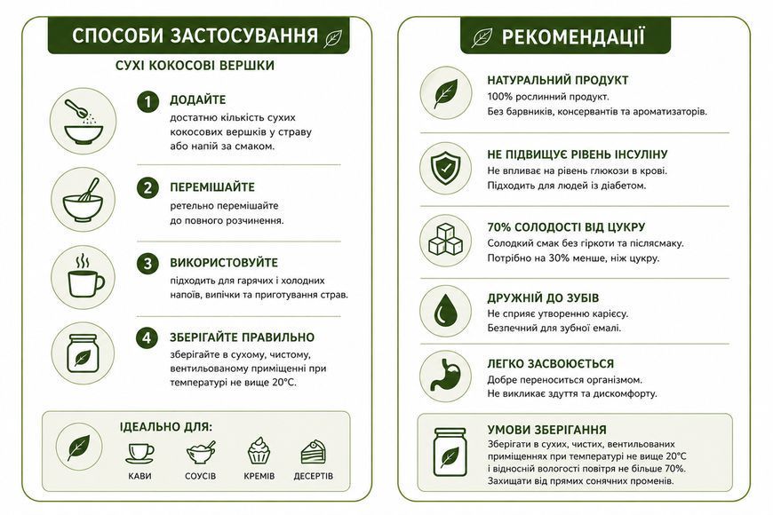 Вершки кокосові сухі 50% 1 кг 4418 фото