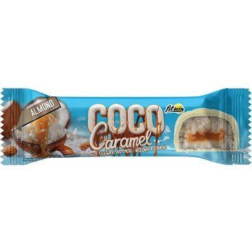 Батончик без цукру мигдаль Coco Caramel FitWin 40 г 5659 фото