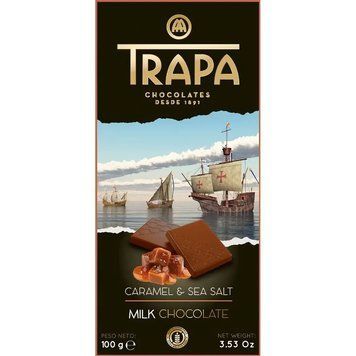 Шоколад Trapa Choco Milk солона карамель ,100 г 2852 фото