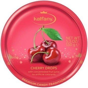 Льодяники вишня Kalfany 150 г 2854 фото