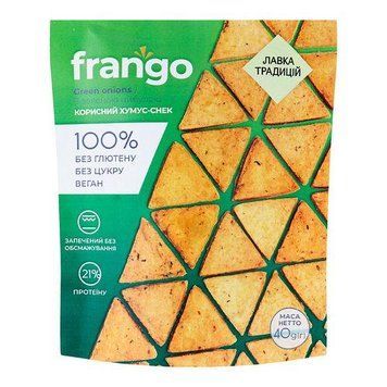Хумус-снек із зеленим луком, ТМ Frango, 40 г 2560 фото