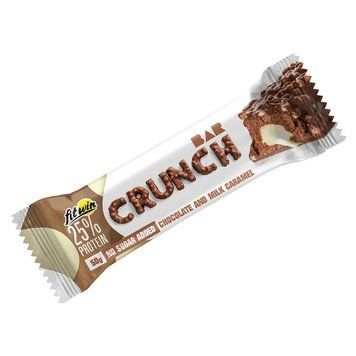 Батончик FitWin Crunch Bar 25% - 50 г, Шоколад-молочна карамель 5662 фото