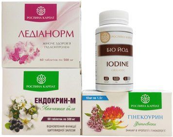 Комплексная программа при нарушении менструального цикла для женского здоровья, Рослина Карпат 30609 фото