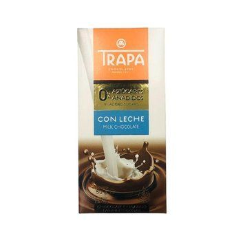 Шоколад без сахара TRAPA 0% молочный 80 г 1302 фото