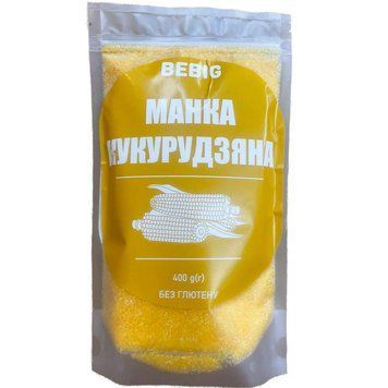 Манка без глютену кукурудзяна ТМ Bebig 400 г 1569 фото