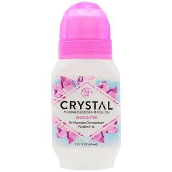 Crystal Body Deodorant, Мінеральний кульковий дезодорант Кристал,без запаху, 66 мл 1256 фото