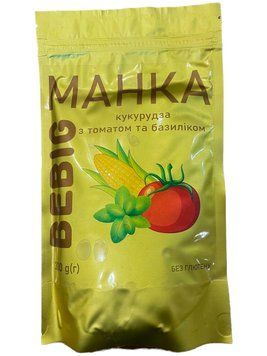 Манка без глютена с томатом и базиликом ТМ Bebig 300 г 6213 фото