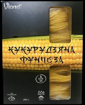 Фунчоза без глютену кукурудзяна, ТМ Viand 250 г 1461 фото