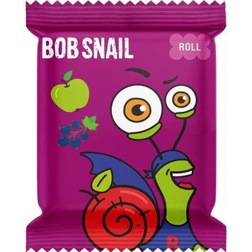 Натуральні цукерки яблуко-чорна смородина Bob Snail 10 г 4990 фото