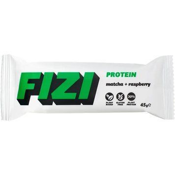 Батончик Fizi Protein MATCHA + RASPBERRY 45 г 2978 фото