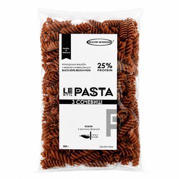 Макароны без глютена из черной чечевицы Pasta UA Healthy Generation 300 г. 2168 фото