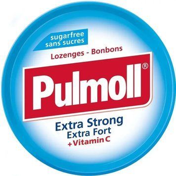Леденцы без сахара Extra Strong + vit C Pulmoll , 45 г 2819-2 фото