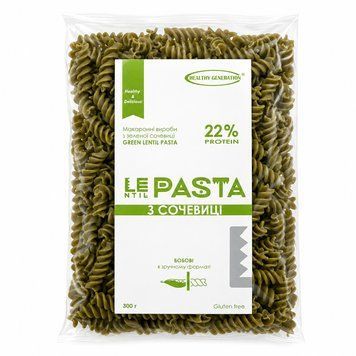 Макароны без глютена из зеленой чечевицы Pasta UA Healthy Generation 300 г 2071 фото