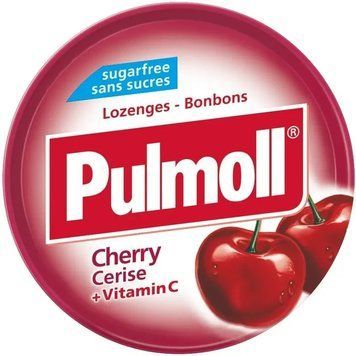 Леденцы без сахара Cherry + vit C вишня Pulmoll , 45 г 2819-3 фото