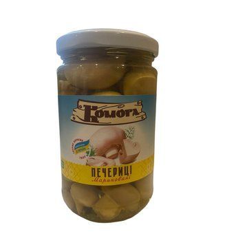 Шампиньоны грибы целые маринованные ТМ Комора 314 г 5079 фото