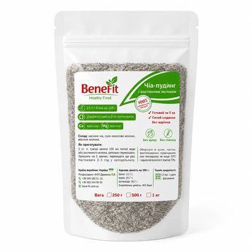 Чиа - пудинг с растительным молоком ( смесь сухая ) 250 г 6223 фото