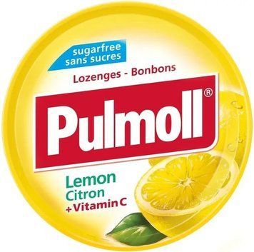 Леденцы без сахара Lemon + vit C лимон Pulmoll , 45 г 2819-5 фото