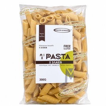 Макароны без глютена 5 злаков Mix Pasta ""РENNE" Healthy Generation 300 г 6437 фото
